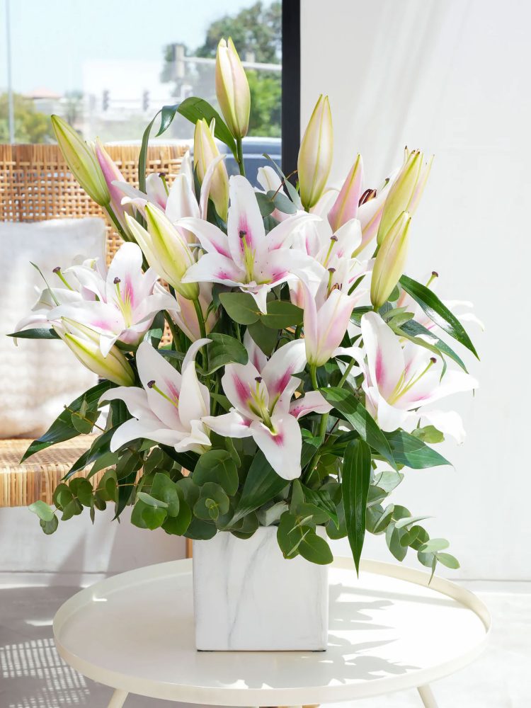 White Lilies Arrangement