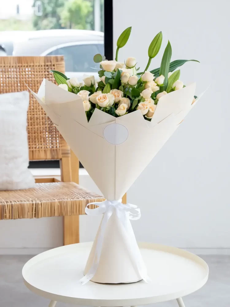 Spray Roses Lily Bouquet
